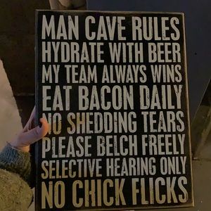 NWT - Man Cave Rules